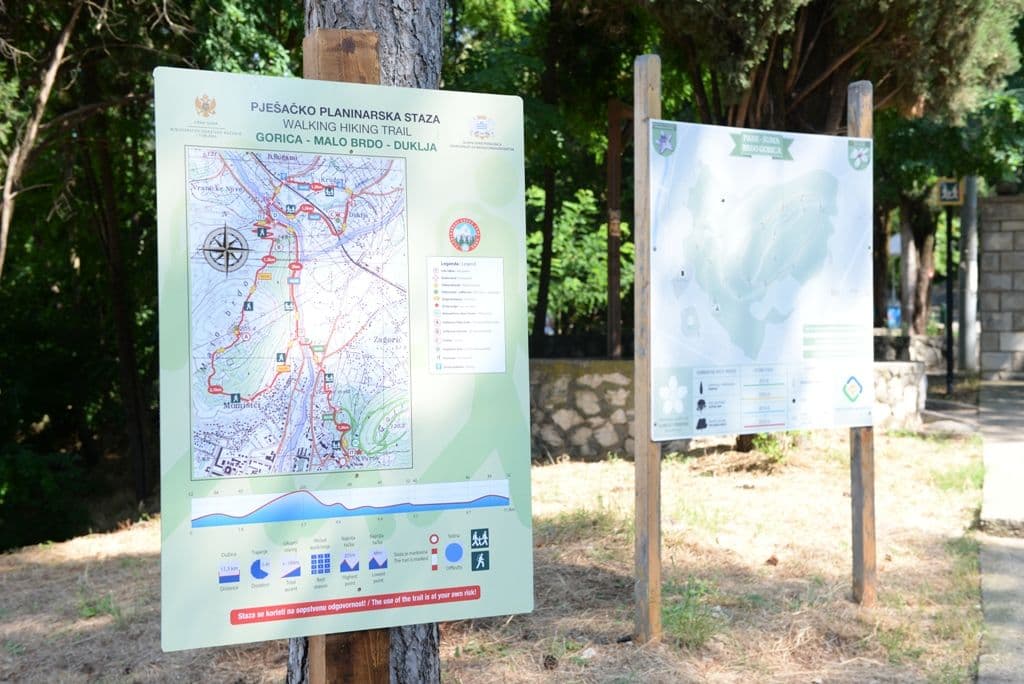 PODGORICA: Otvorena prva planinarsko-pješačka staza PODGORICA: Otvorena prva planinarsko-pješačka staza