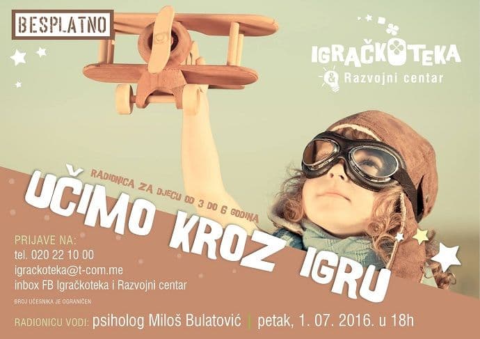 Podgorica: Besplatne radionice za djecu Podgorica: Besplatne radionice za djecu