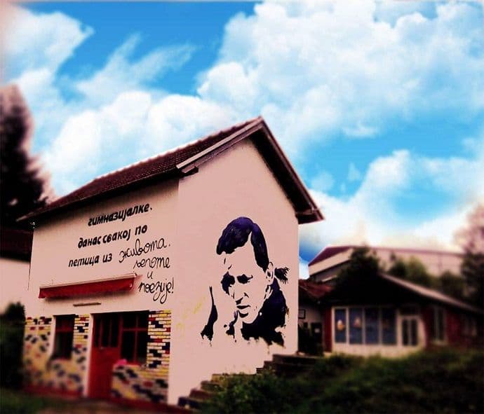 Mojkovac: Mural Vitu Nikoliću Mojkovac: Mural Vitu Nikoliću