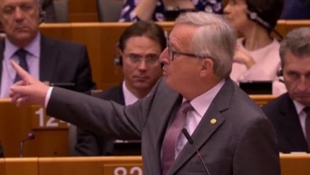 Junker britanskim poslanicima: Zašto ste ovdje? (VIDEO) Junker britanskim poslanicima: Zašto ste ovdje? (VIDEO)