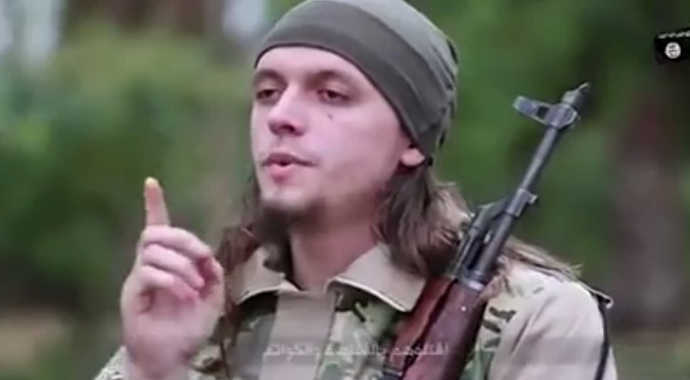 Prijetnja balkanskog džihadiste: Ustanite muslimani, ubijajte ih pa makar i nožem (Video) Prijetnja balkanskog džihadiste: Ustanite muslimani, ubijajte ih pa makar i nožem (Video)