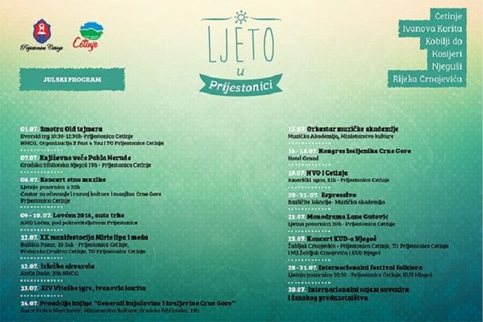 Počinje "Ljeto u Prijestonici": Objavljeni datumi julskog programa Počinje "Ljeto u Prijestonici": Objavljeni datumi julskog programa