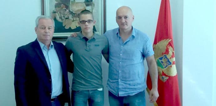 Vuksanović primio Sekulovića: Mjesečna stipendija od BSCG Vuksanović primio Sekulovića: Mjesečna stipendija od BSCG