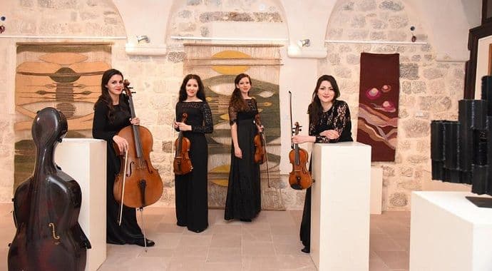 Gudački kvartet Vollmond na otvaranju VII Festvala gudača Gudački kvartet Vollmond na otvaranju VII Festvala gudača