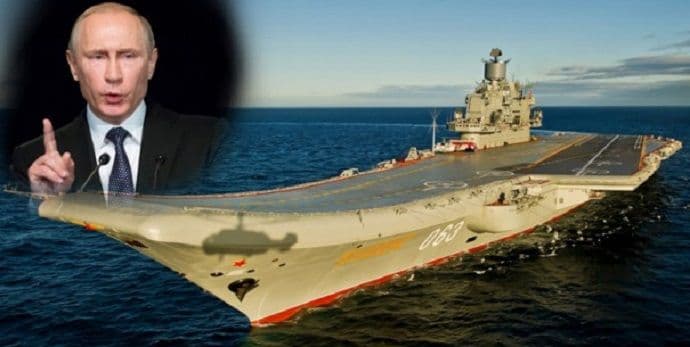 Ruski nosač aviona kreće u misiju u Sredozemnom moru! Ruski nosač aviona kreće u misiju u Sredozemnom moru!