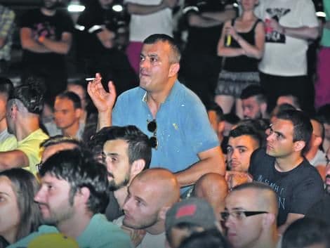 Bahati Sergej Trifunović napravio skandal na Egzitu Bahati Sergej Trifunović napravio skandal na Egzitu