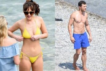 Poznata glumica prošetala po plaži bez gornjeg dijela kupaćeg(FOTO)