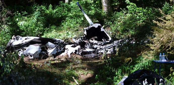 Četvoro mrtvih u padu manjeg putničkog aviona Četvoro mrtvih u padu manjeg putničkog aviona