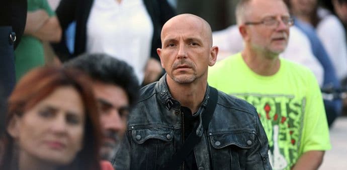 ZAGREB: Protest protiv čistke rukovodstva i zaposlenih HRT-a ZAGREB: Protest protiv čistke rukovodstva i zaposlenih HRT-a