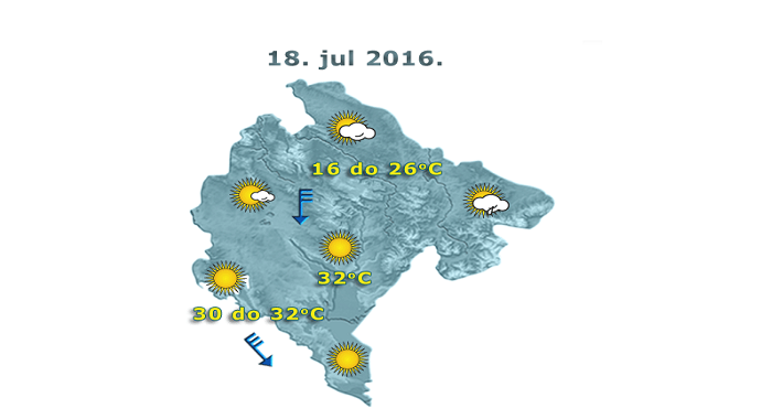 Evo kakvo nas vrijeme očekuje nakon kišnog vikenda Evo kakvo nas vrijeme očekuje nakon kišnog vikenda