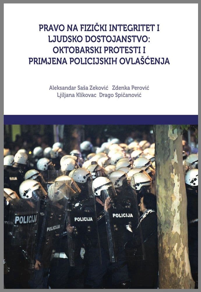 Objavljena knjiga o postupanju policije tokom oktobarskih protesta Objavljena knjiga o postupanju policije tokom oktobarskih protesta