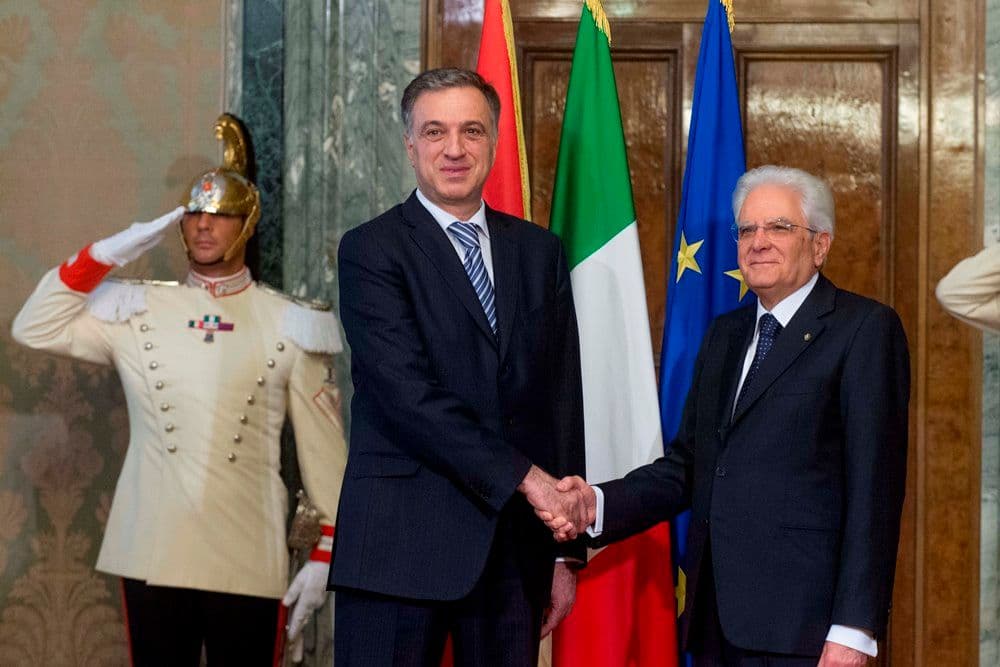 Vujanović - Matarela: Uskoro ratifikacija Protokola u italijanskom parlamentu Vujanović - Matarela: Uskoro ratifikacija Protokola u italijanskom parlamentu