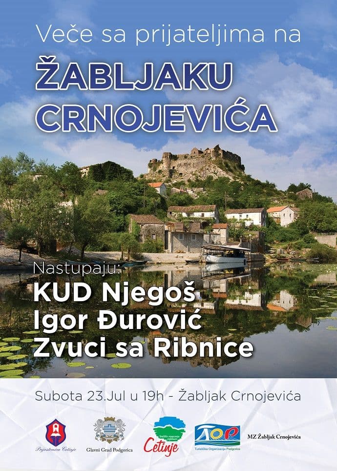 Sjutra "Veče sa prijateljima" na Žabljaku Crnojevića Sjutra "Veče sa prijateljima" na Žabljaku Crnojevića