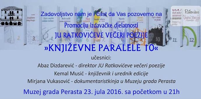 Bijelopoljske "Književne paralele 10" u Perastu Bijelopoljske "Književne paralele 10" u Perastu