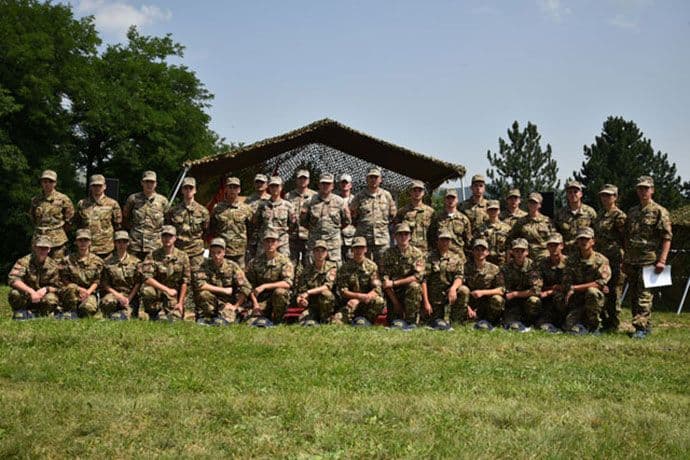 Završen ljetnji vojni kamp za mlade Završen ljetnji vojni kamp za mlade