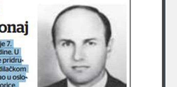 IN MEMORIAM: Nikola Đonaj IN MEMORIAM: Nikola Đonaj