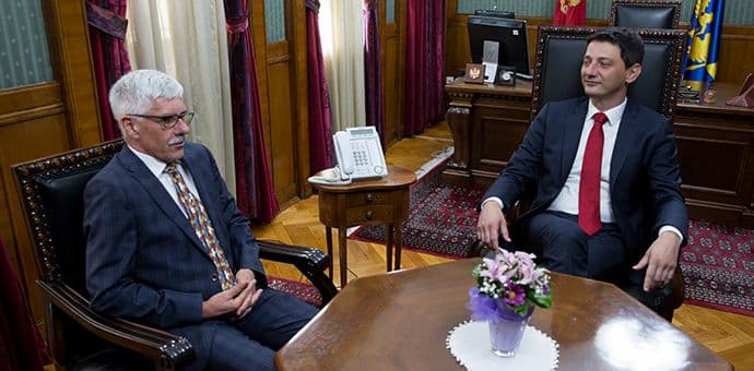 Drobnič sa Pajovićem: Očekujem ispunjavanje obaveza iz Sporazuma vlasti i opozicije Drobnič sa Pajovićem: Očekujem ispunjavanje obaveza iz Sporazuma vlasti i opozicije