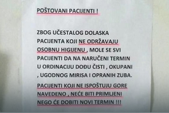 Zubarka Maja postrojila pacijente: Ako ne mirišete lijepo, nema popravke zuba