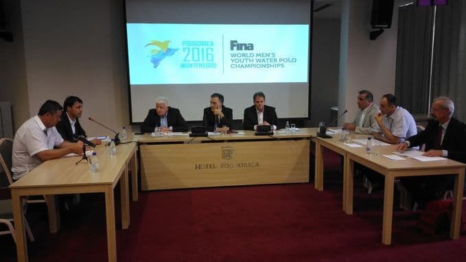 Održana Konstitutivna sjednica Počasnog odbora FINA Svjetskog juniorskog prvenstva Podgorica 2016 Održana Konstitutivna sjednica Počasnog odbora FINA Svjetskog juniorskog prvenstva Podgorica 2016
