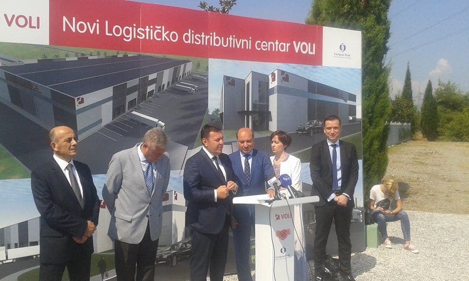 Čakrabarti - Bokan: Za novi distributivni centar Voli devet miliona eura Čakrabarti - Bokan: Za novi distributivni centar Voli devet miliona eura