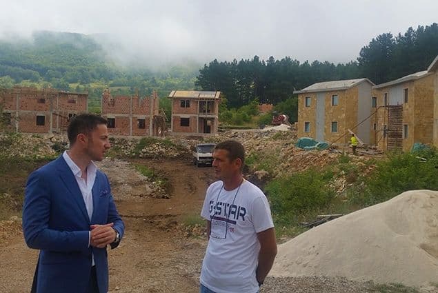 Bogdanović obišao investiciju u mjestu Krstac Bogdanović obišao investiciju u mjestu Krstac