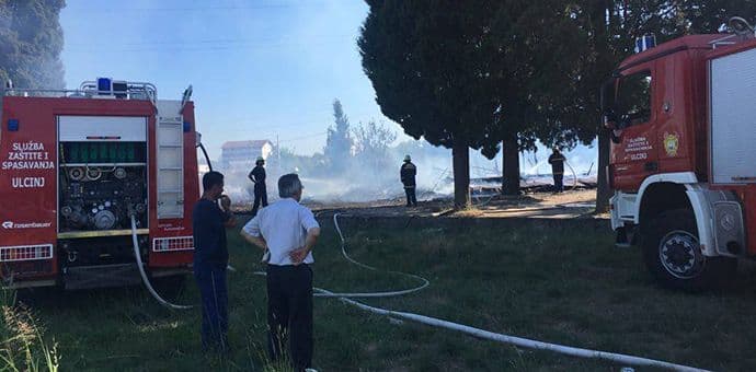 Gorjelo na početku Velike plaže Gorjelo na početku Velike plaže