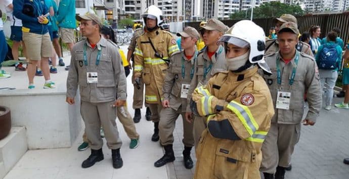 Požar u Olimpijskom selu, australijski tim evakuisan Požar u Olimpijskom selu, australijski tim evakuisan