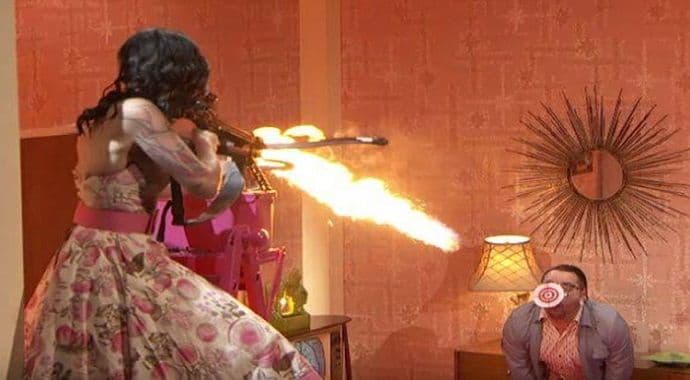 Nesreća u talent šou: Partnera pogodila zapaljenom strijelom (VIDEO) Nesreća u talent šou: Partnera pogodila zapaljenom strijelom (VIDEO)