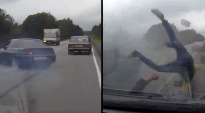 (Šokantan video) Stravičan sudar lade i kamiona: Tijela letjela po putu (Šokantan video) Stravičan sudar lade i kamiona: Tijela letjela po putu