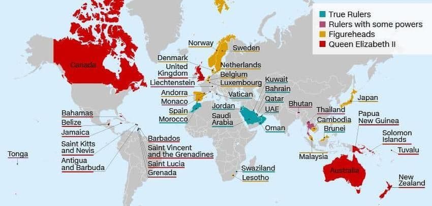 U svijetu 43 države imaju monarha, od kojih su istinski vladari samo u arapskim zemljama U svijetu 43 države imaju monarha, od kojih su istinski vladari samo u arapskim zemljama