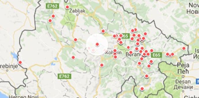 Mapa sa žarištima bolesti kvrgave kože: Vakcinisano 77 odsto goveda Mapa sa žarištima bolesti kvrgave kože: Vakcinisano 77 odsto goveda