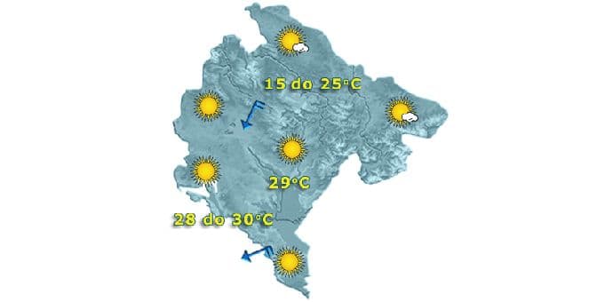 METEO: Vikend sa suncem i vjetrom METEO: Vikend sa suncem i vjetrom