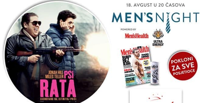 CINEPLEXX: Men’s Night uz premijeru filma „Psi rata“ CINEPLEXX: Men’s Night uz premijeru filma „Psi rata“