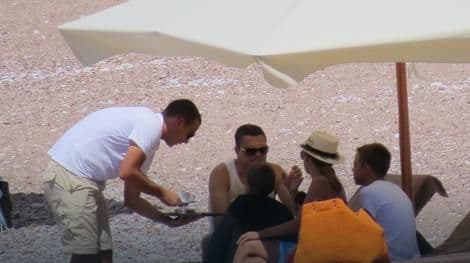 Milo Đurašković prije zatvora odmara na Kraljevoj plaži Milo Đurašković prije zatvora odmara na Kraljevoj plaži