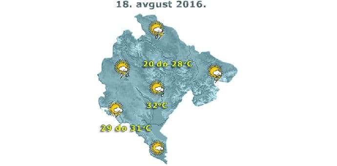 METEO: Sjutra kiša, u petak promjena vremena METEO: Sjutra kiša, u petak promjena vremena