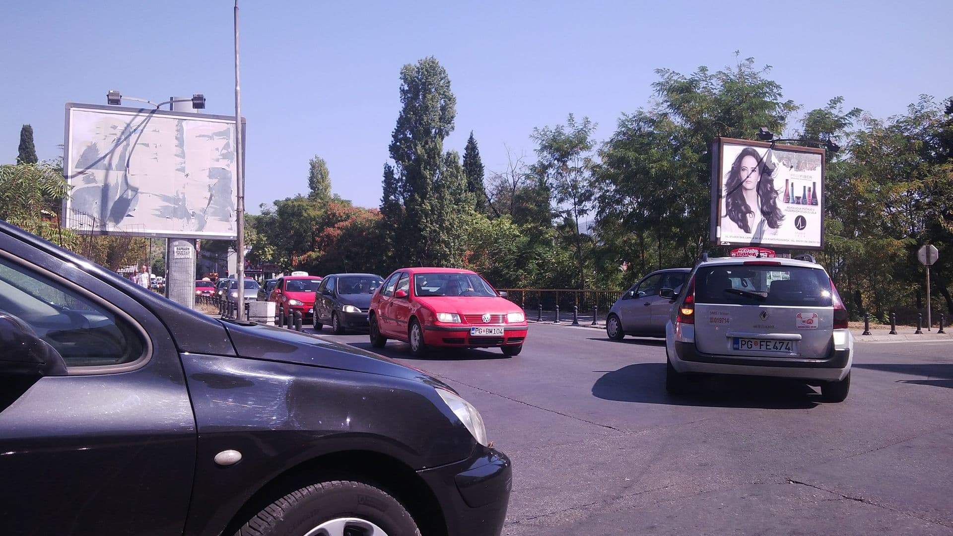 FOTO: Saobraćajni kolaps u Podgorici FOTO: Saobraćajni kolaps u Podgorici