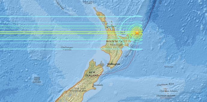 Snažan zemljotres kod Novog Zelanda, opasnost od cunamija Snažan zemljotres kod Novog Zelanda, opasnost od cunamija