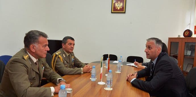 Pukovnici Papalardo i Sfara u posjeti Ministarstvu odbrane Pukovnici Papalardo i Sfara u posjeti Ministarstvu odbrane