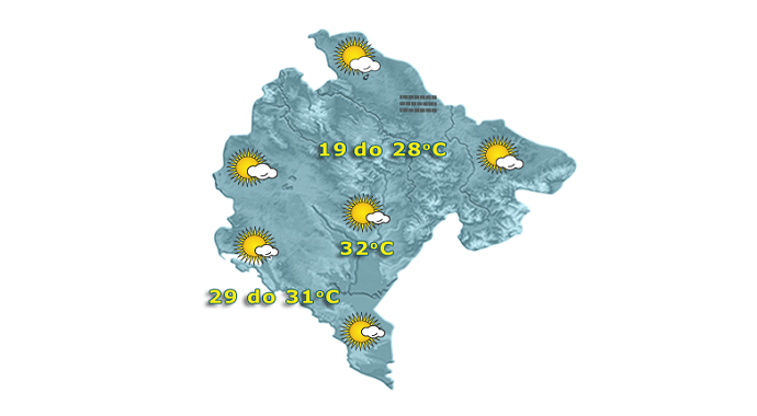 Sjutra sunčano uz mogućnost poslijepodnevne nestabilnosti Sjutra sunčano uz mogućnost poslijepodnevne nestabilnosti