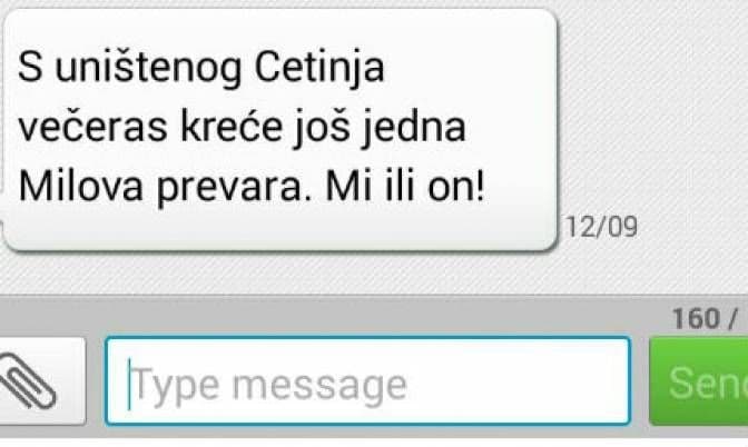 Ivanović: DF porukama nije narušio privatnost, brojevi su javni Ivanović: DF porukama nije narušio privatnost, brojevi su javni