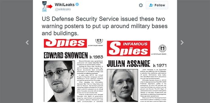 "Ozloglašeni špijuni" osvanuli na novim američkim potjernicama "Ozloglašeni špijuni" osvanuli na novim američkim potjernicama