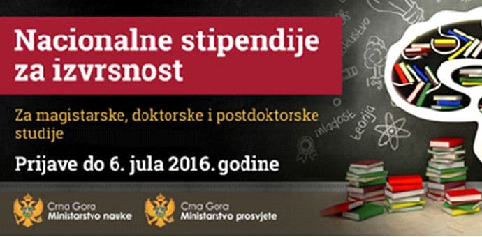 Finansiraće 66 kandidata za magistarske, doktorske i postdoktorske studije Finansiraće 66 kandidata za magistarske, doktorske i postdoktorske studije