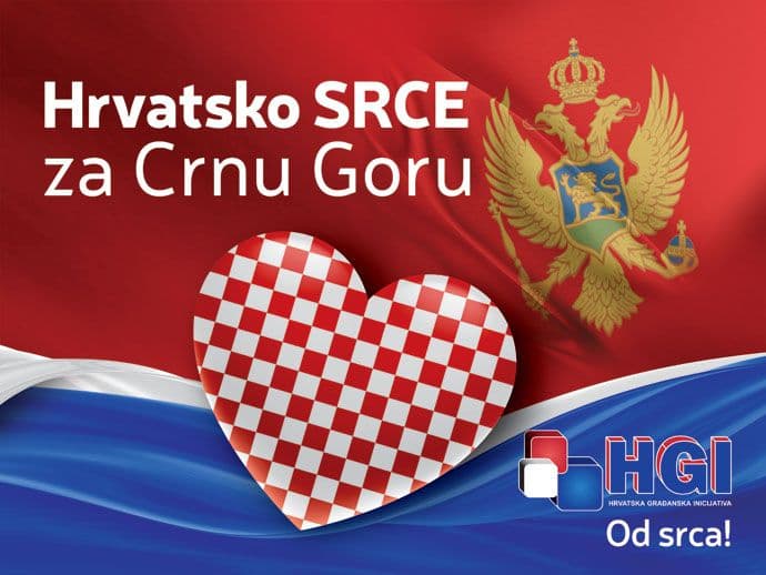 HGI: Na izbore sa sloganom "Hrvatsko srce za Crnu Goru" HGI: Na izbore sa sloganom "Hrvatsko srce za Crnu Goru"