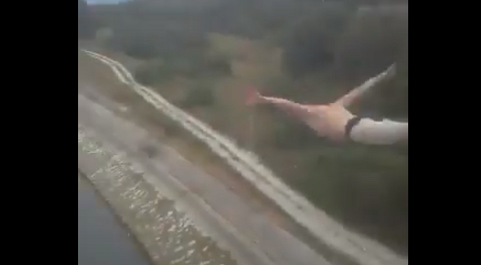 (Video) Nikšićanin sa 13 metara skočio u 70 cm duboku Zetu (Video) Nikšićanin sa 13 metara skočio u 70 cm duboku Zetu