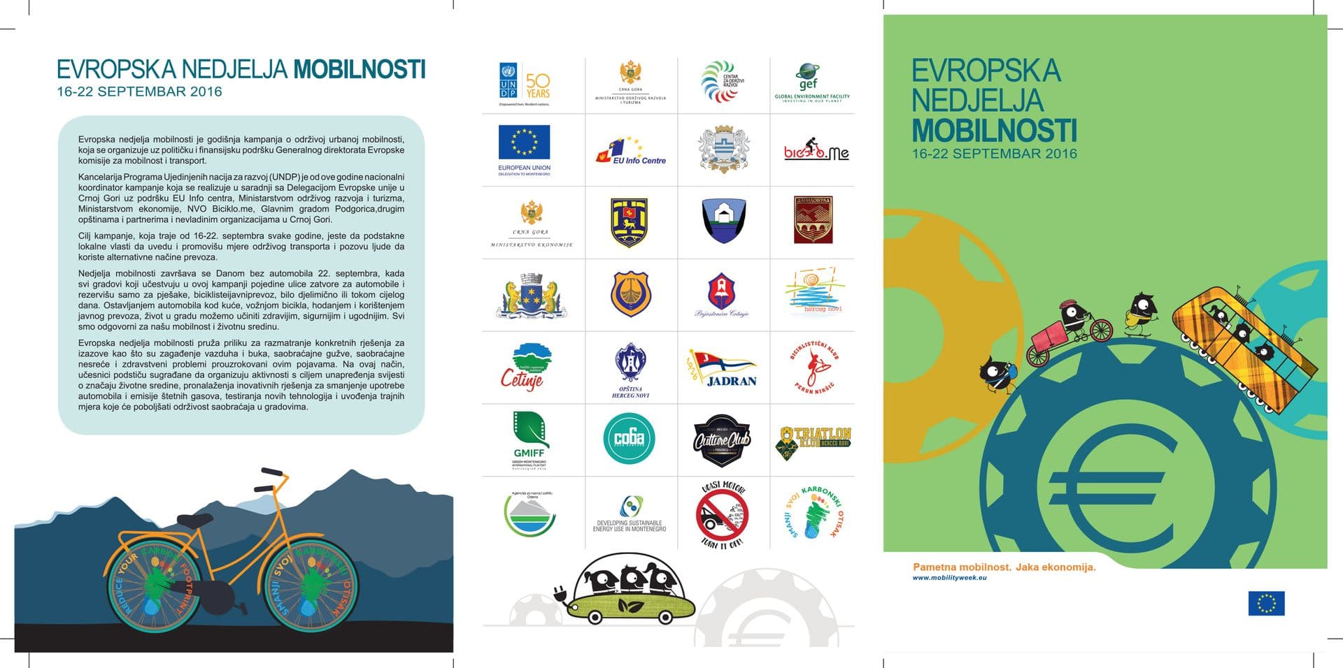 Danas počinje Evropska nedjelja mobilnosti Danas počinje Evropska nedjelja mobilnosti