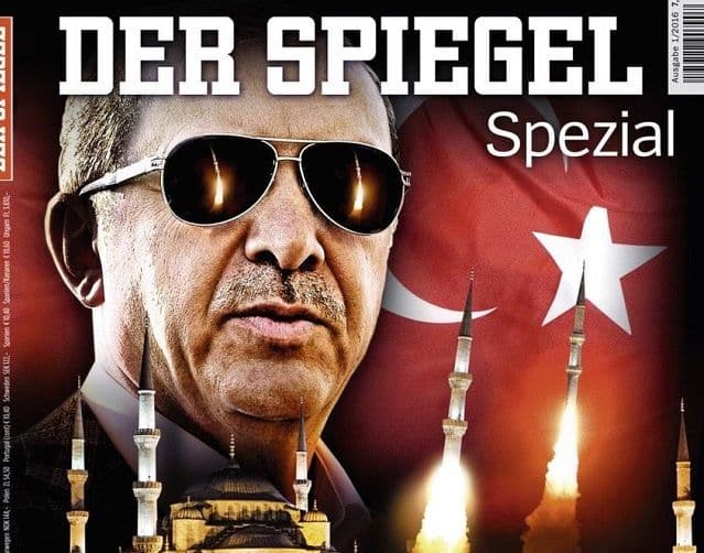 Erdogan otkačio zbog naslovnice Špigla Erdogan otkačio zbog naslovnice Špigla