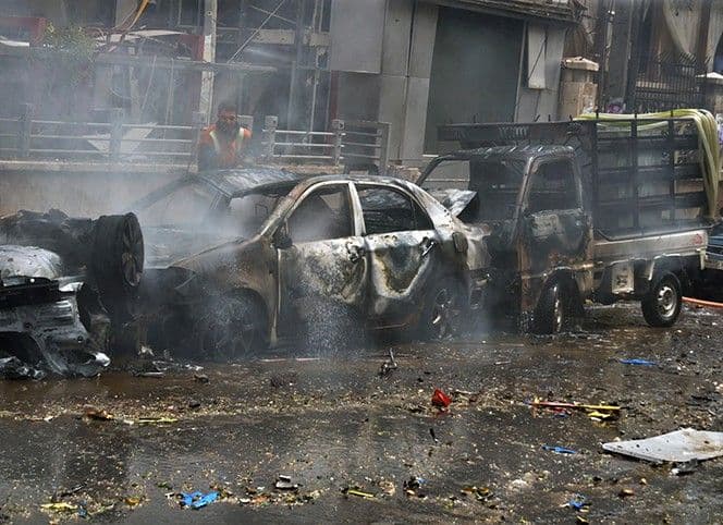 POGOĐEN HUMANITARNI KONVOJ: U bombardovanju Alepa poginula 32 civila POGOĐEN HUMANITARNI KONVOJ: U bombardovanju Alepa poginula 32 civila