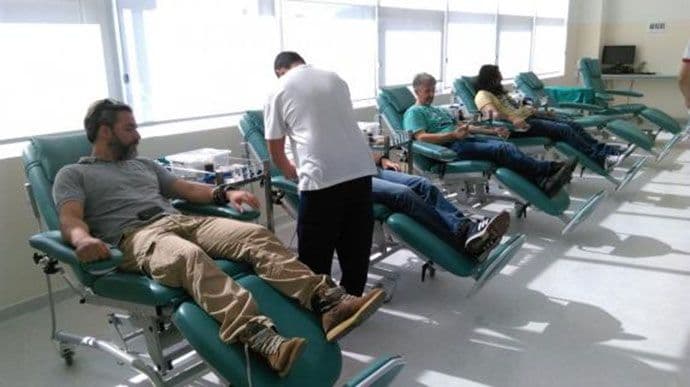 Motociklisti dobrovoljno dali krv Motociklisti dobrovoljno dali krv