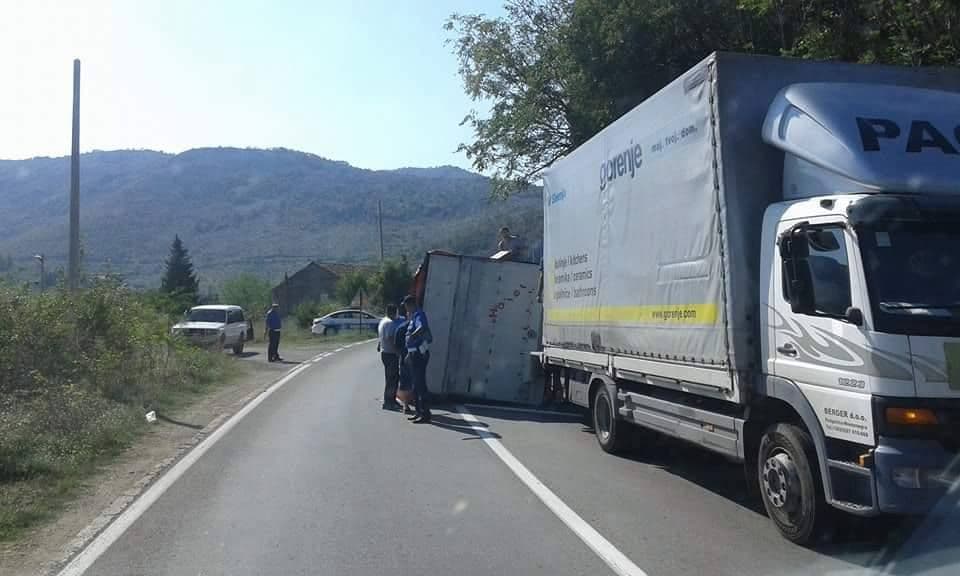 Udes kod Bioča, zatvoren put prema sjeveru Udes kod Bioča, zatvoren put prema sjeveru