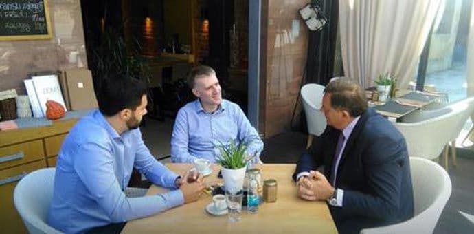 Dodik na kafi sa Lukšićem Dodik na kafi sa Lukšićem